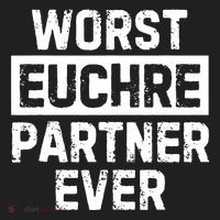 Worst Euchre Partner Ever Funny Women's Sweatshirt thumb 2