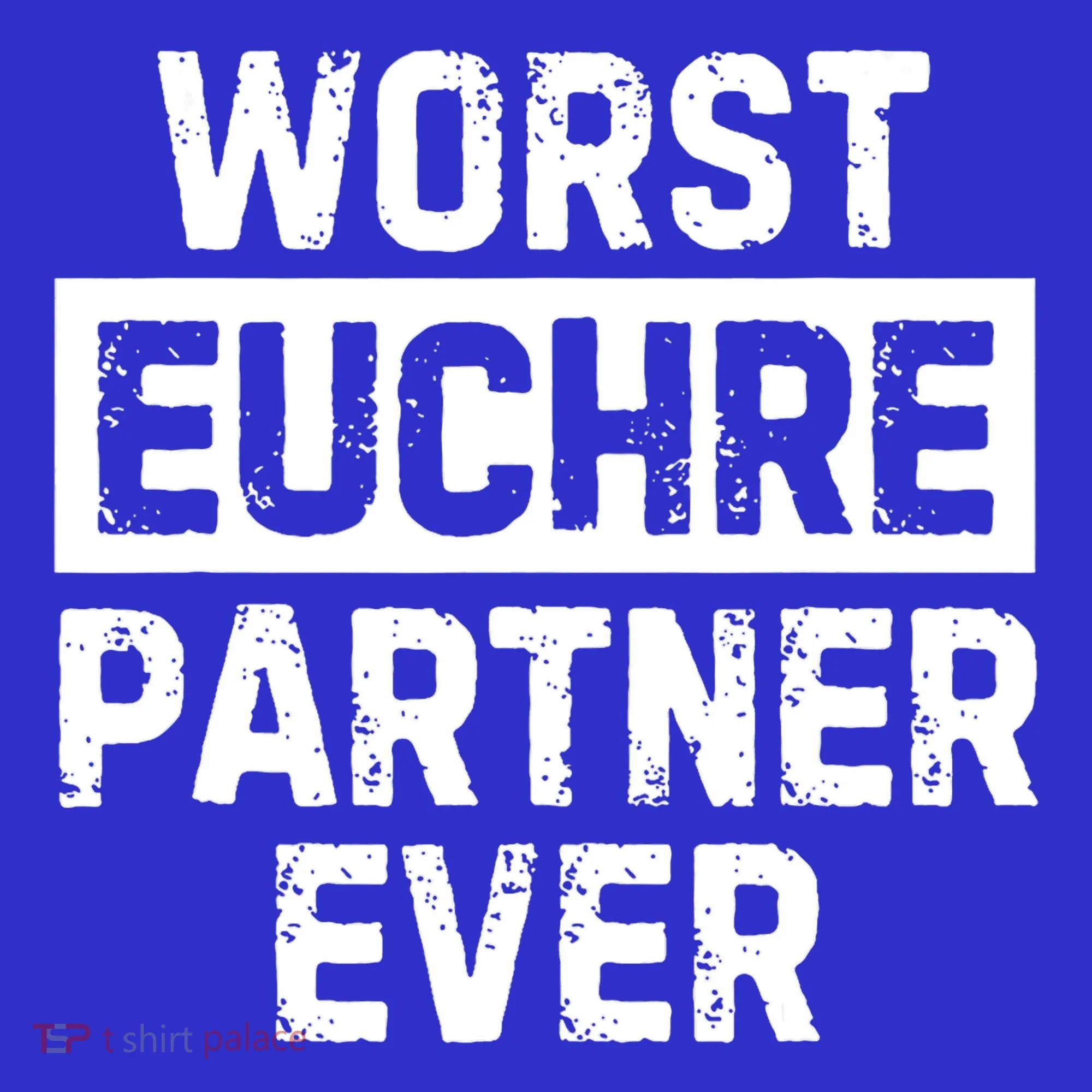 Worst Euchre Partner Ever Funny Kids Long Sleeve Shirt