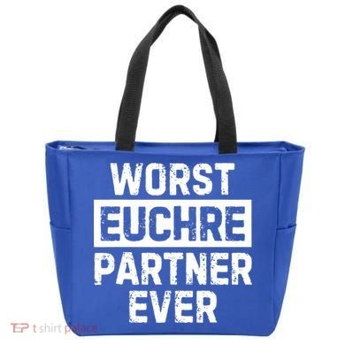 Worst Euchre Partner Ever Funny Tote Bag