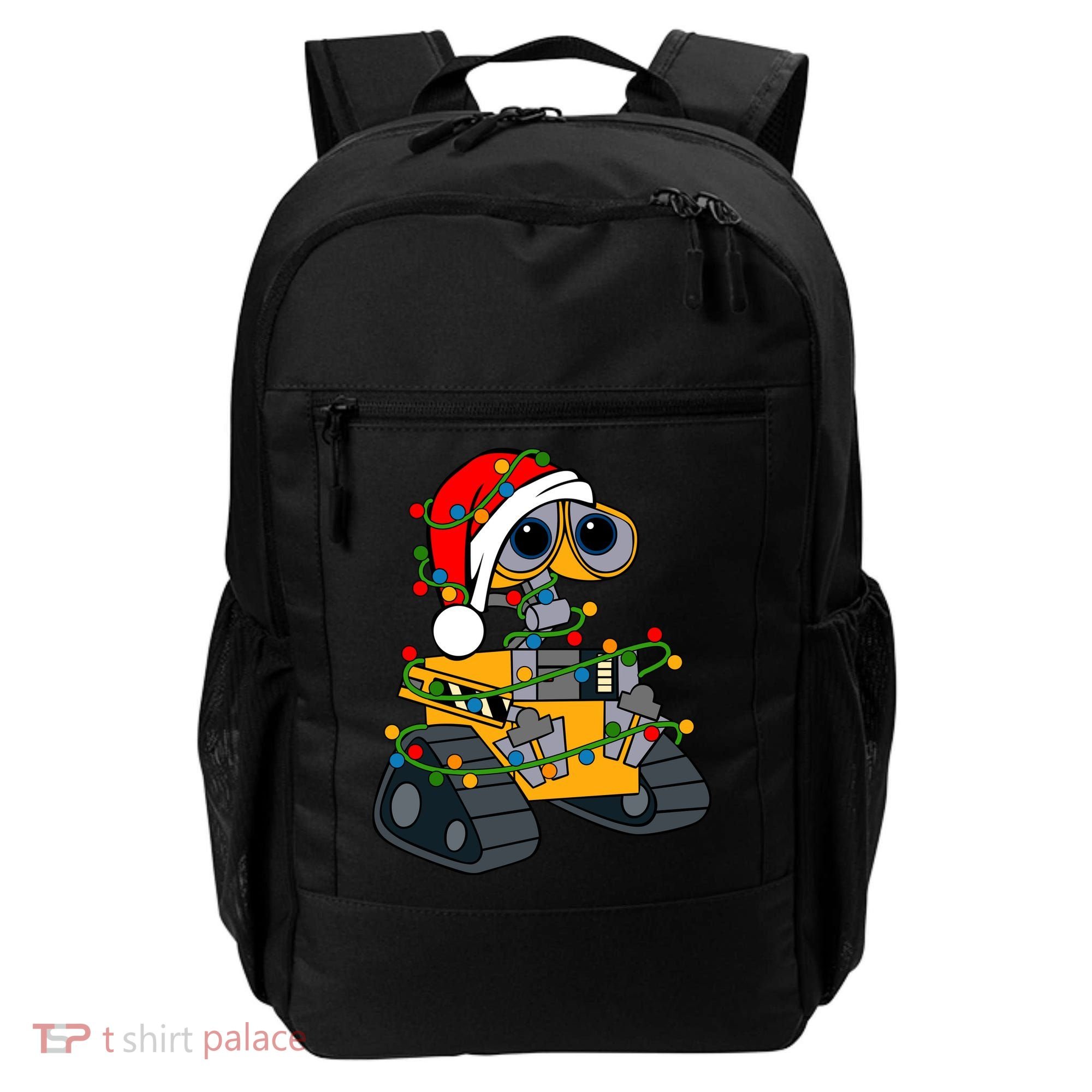 Wall E Robot Christmas Lights Wall E Very Merry Xmas Party Backpack