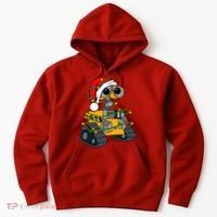 Wall E Robot Christmas Lights Wall E Very Merry Xmas Party Hoodie thumb 0
