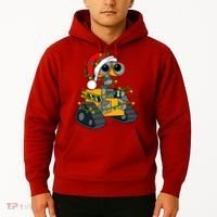 Wall E Robot Christmas Lights Wall E Very Merry Xmas Party Hoodie thumb 2