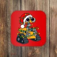 Wall E Robot Christmas Lights Wall E Very Merry Xmas Party Coaster thumb 0