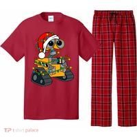 Wall E Robot Christmas Lights Wall E Very Merry Xmas Party Pajama Set thumb 0