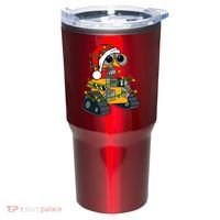 Wall E Robot Christmas Lights Wall E Very Merry Xmas Party Tumbler thumb 0