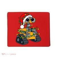 Wall E Robot Christmas Lights Wall E Very Merry Xmas Party Mousepad thumb 0