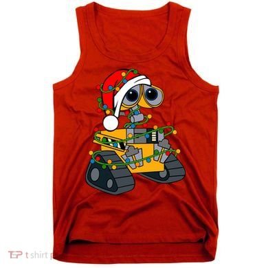 Wall E Robot Christmas Lights Wall E Very Merry Xmas Party Tank Top