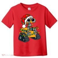 Wall E Robot Christmas Lights Wall E Very Merry Xmas Party Toddler T-Shirt thumb 0