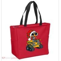 Wall E Robot Christmas Lights Wall E Very Merry Xmas Party Tote Bag thumb 2