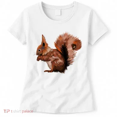 Watercolor Eurasian Red Squirrel Women's T-Shirt