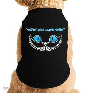 We're All Mad Here Crazy Face Doggie Tank