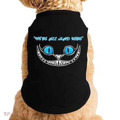 We're All Mad Here Crazy Face Doggie Tank