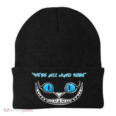 We're All Mad Here Crazy Face Beanie