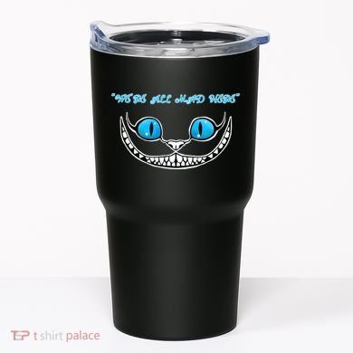 We're All Mad Here Crazy Face Tumbler
