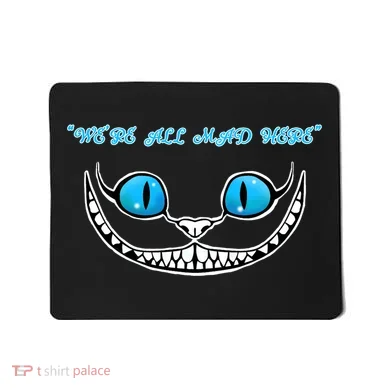 We're All Mad Here Crazy Face Mousepad