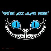 We're All Mad Here Crazy Face Mousepad thumb 1
