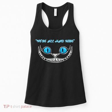 We're All Mad Here Crazy Face Women's Tank Top