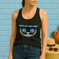 We're All Mad Here Crazy Face Women's Tank Top thumb 2