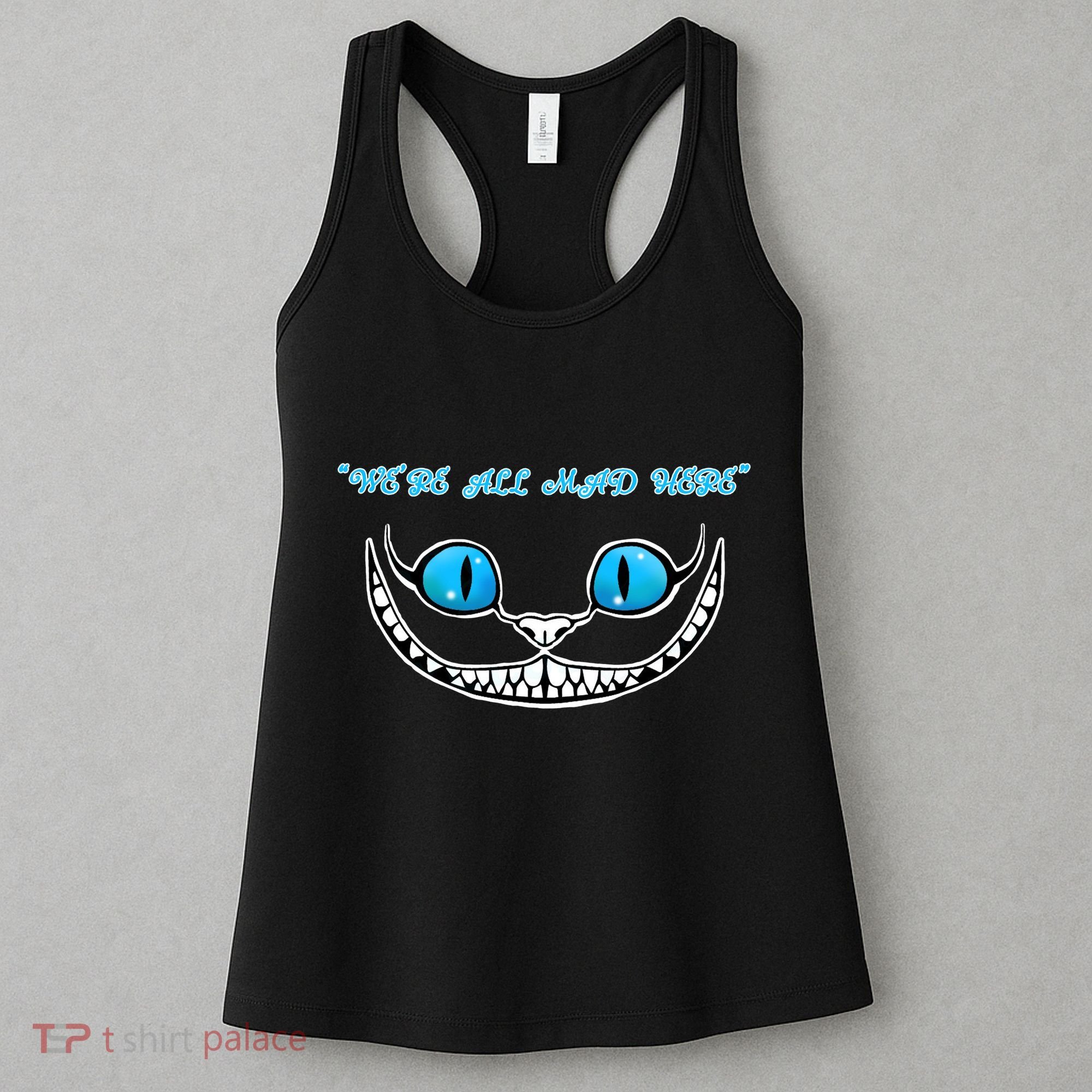 We're All Mad Here Crazy Face Women's Tank Top