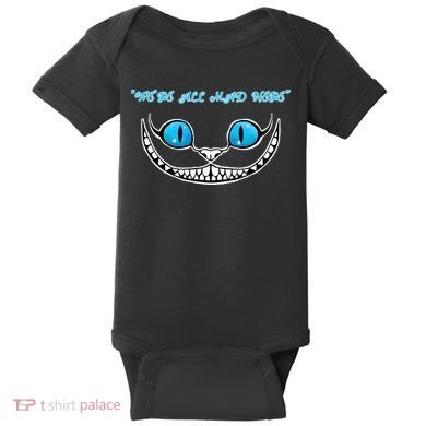 We're All Mad Here Crazy Face Baby Bodysuit