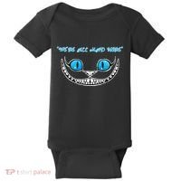 We're All Mad Here Crazy Face Baby Bodysuit thumb 0
