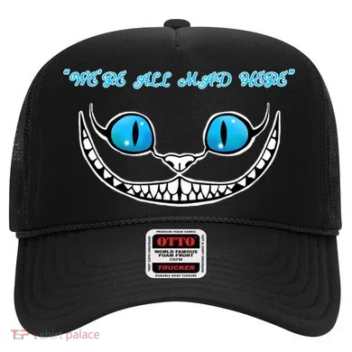 We're All Mad Here Crazy Face Hat