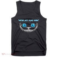 We're All Mad Here Crazy Face Tank Top thumb 0