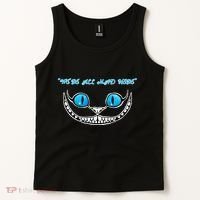We're All Mad Here Crazy Face Tank Top thumb 2