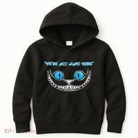 We're All Mad Here Crazy Face Kids Hoodie thumb 0