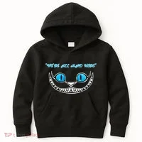 We're All Mad Here Crazy Face Kids Hoodie thumb 0