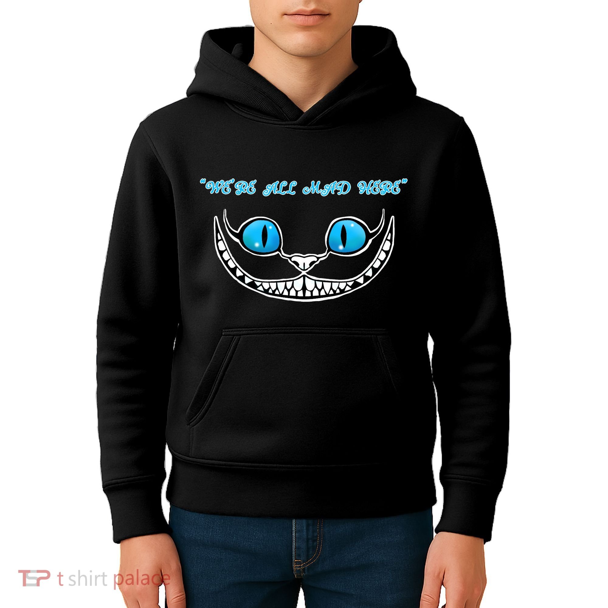 We're All Mad Here Crazy Face Kids Hoodie