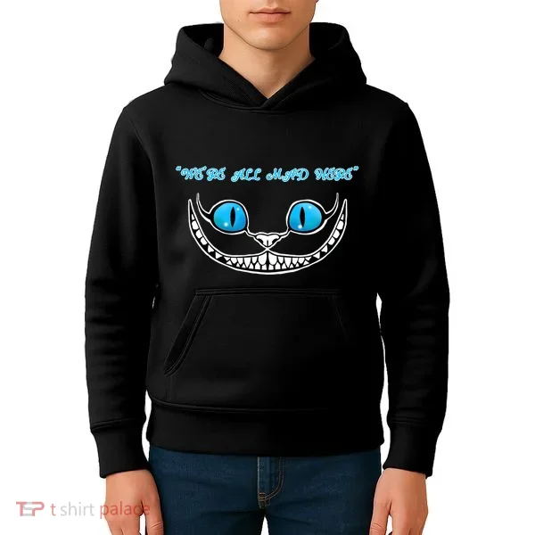 We're All Mad Here Crazy Face Kids Hoodie