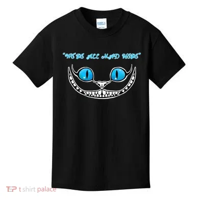 We're All Mad Here Crazy Face Kids T-Shirt
