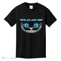 We're All Mad Here Crazy Face Kids T-Shirt thumb 0
