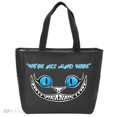 We're All Mad Here Crazy Face Tote Bag