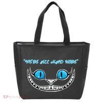 We're All Mad Here Crazy Face Tote Bag thumb 0