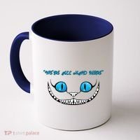 We're All Mad Here Crazy Face Coffee Mug thumb 0