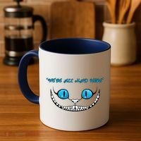 We're All Mad Here Crazy Face Coffee Mug thumb 4