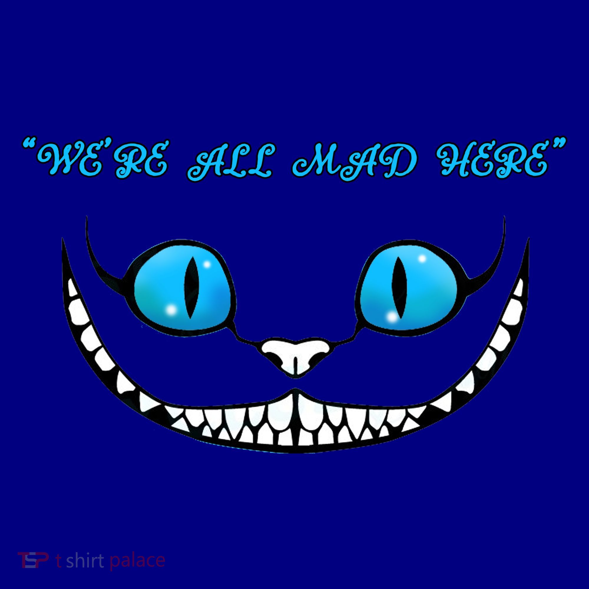 We're All Mad Here Crazy Face Coffee Mug