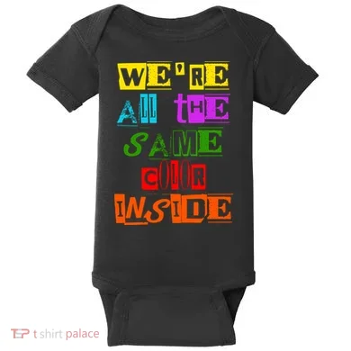 We're All The Same Color Inside Baby Bodysuit
