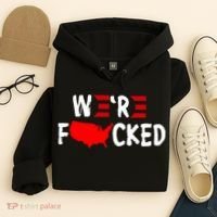 Were Fucked Pro Trump Republican Anti Biden Hoodie thumb 4