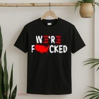 Were Fucked Pro Trump Republican Anti Biden T-Shirt thumb 2