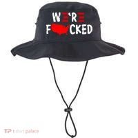 Were Fucked Pro Trump Republican Anti Biden Bucket Hat thumb 0