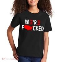Were Fucked Pro Trump Republican Anti Biden Kids T-Shirt thumb 2