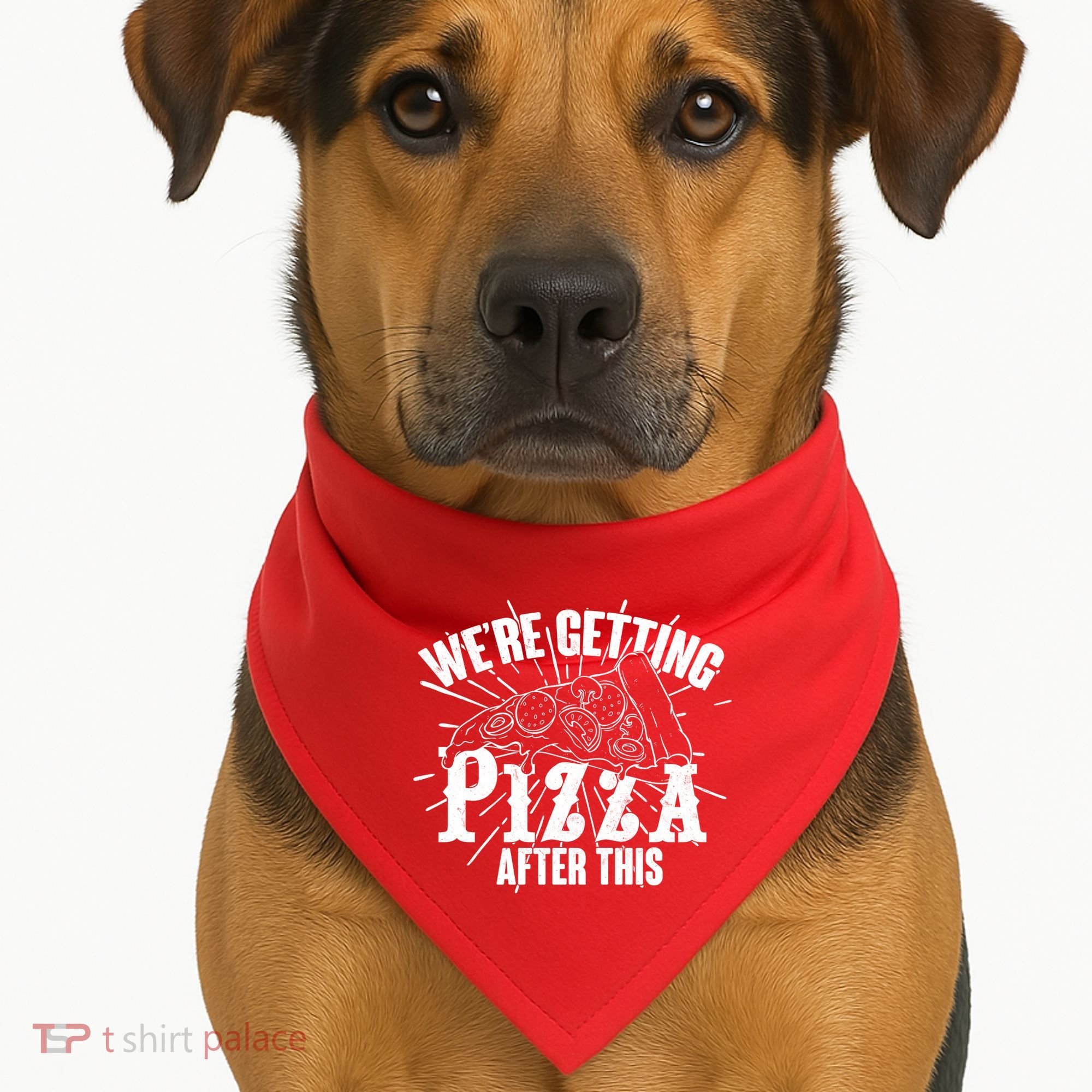 We're Getting Pizza After This USA-Made Doggie Bandana