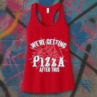 We're Getting Pizza After This Women's Tank Top thumb 3