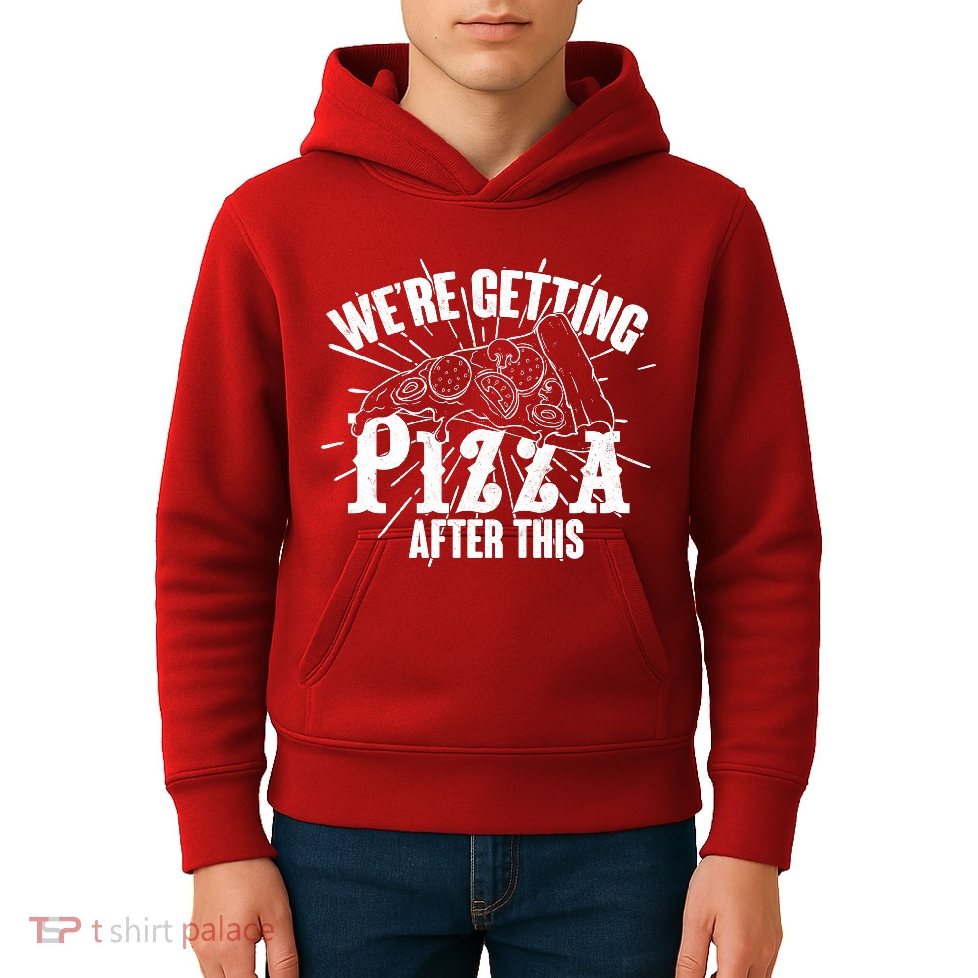 We're Getting Pizza After This Kids Hoodie