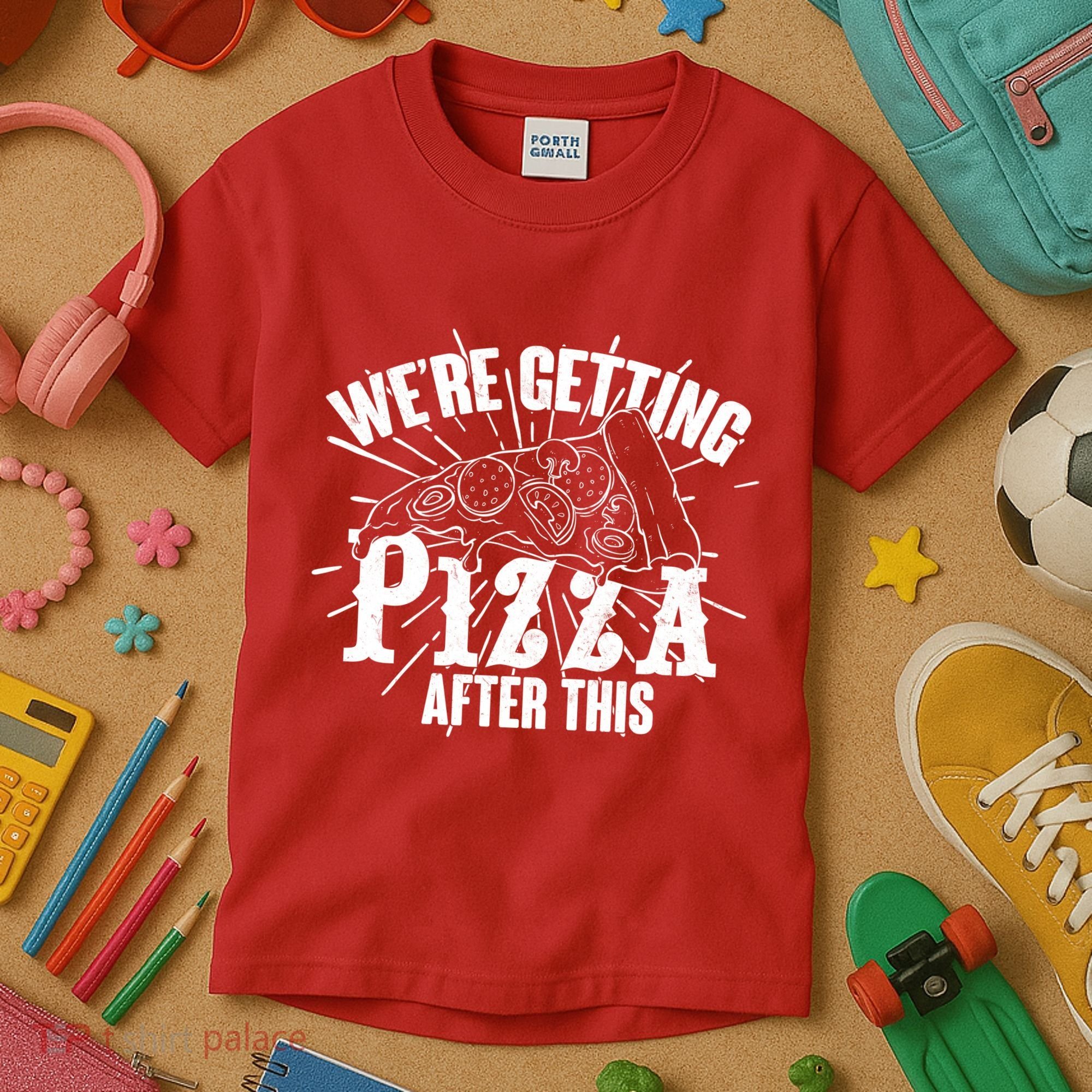 We're Getting Pizza After This Kids T-Shirt