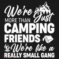 We're More That Camping Friends We're Like a Really Small Gang Women's Hoodie thumb 2