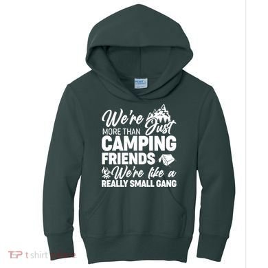 We're More That Camping Friends We're Like a Really Small Gang Kids Hoodie